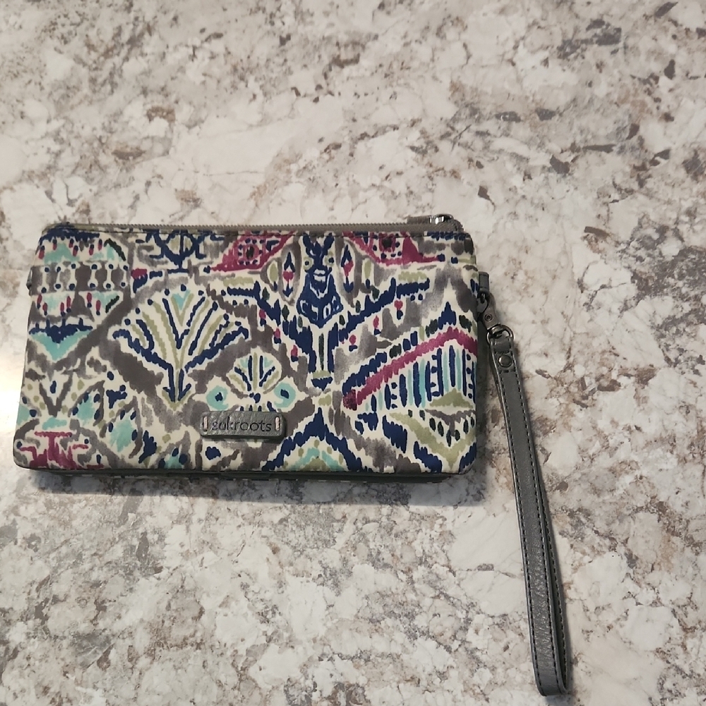 Sakroots Multicolor Patterned Wristlet - Picture 2 of 7